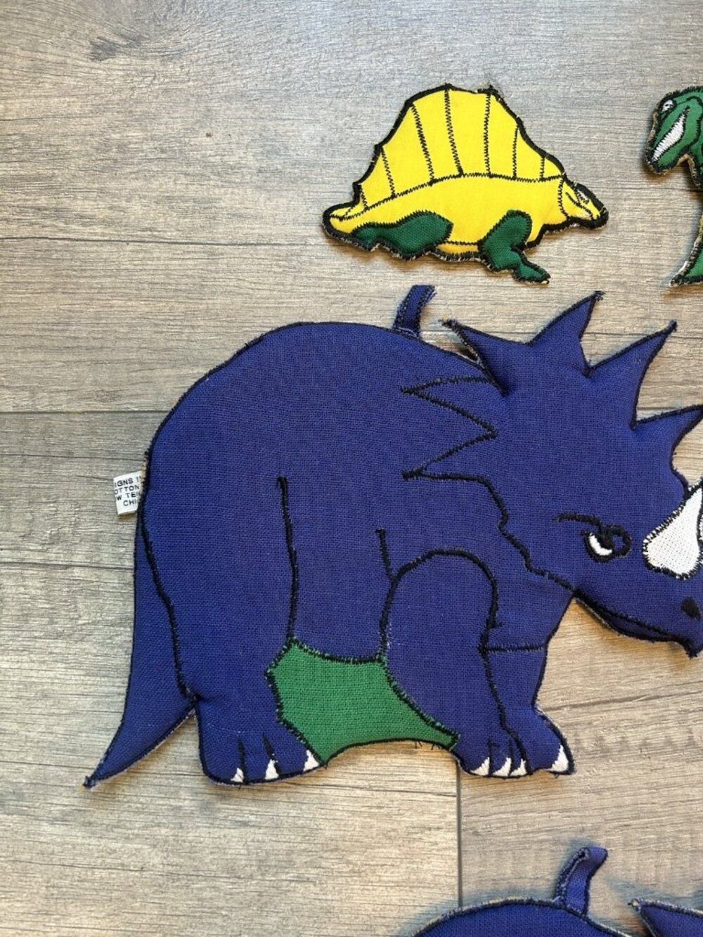 Vintage Zak Designs Potholder Lot Dinosaurs Bear Sailboat Zebra WC Imports Retro - Picture 2 of 16